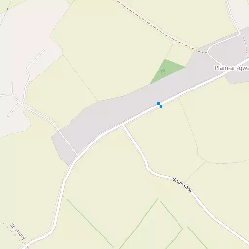 Map of Plain-an-Gwarry