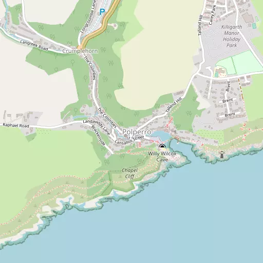 Map of Polperro