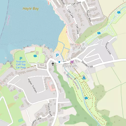 Map of Polzeath