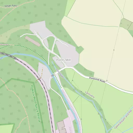 Map of Ponts Mill
