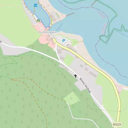 Map of Porlock Weir
