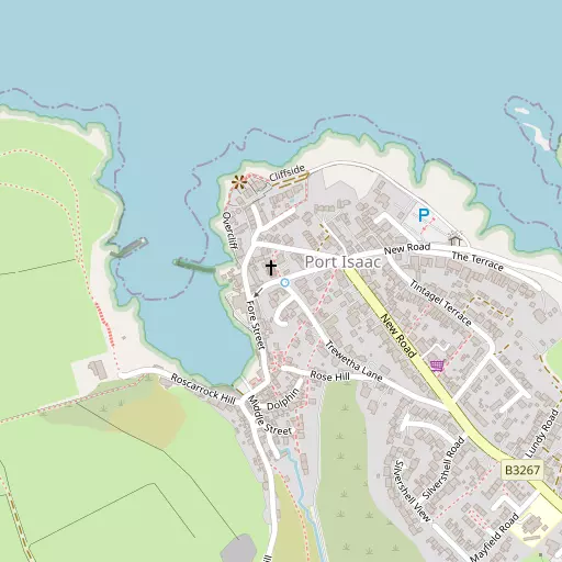 Map of Port Isaac