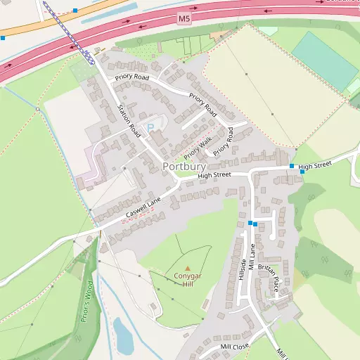 Map of Portbury