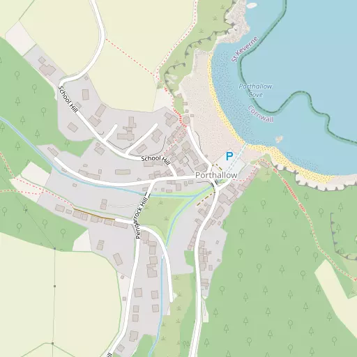 Map of Porthallow