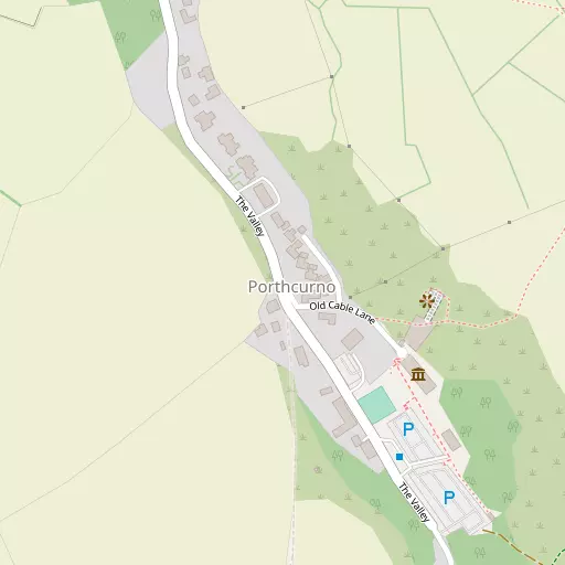 Map of Porthcurno