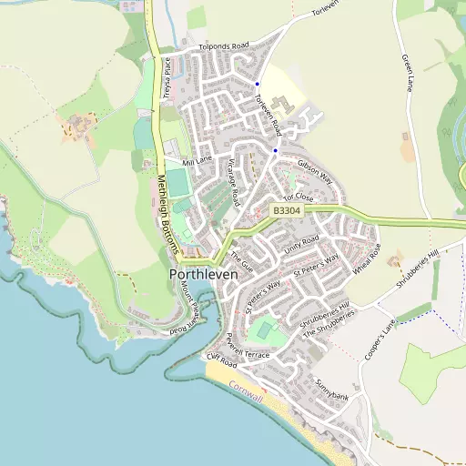 Map of Porthleven