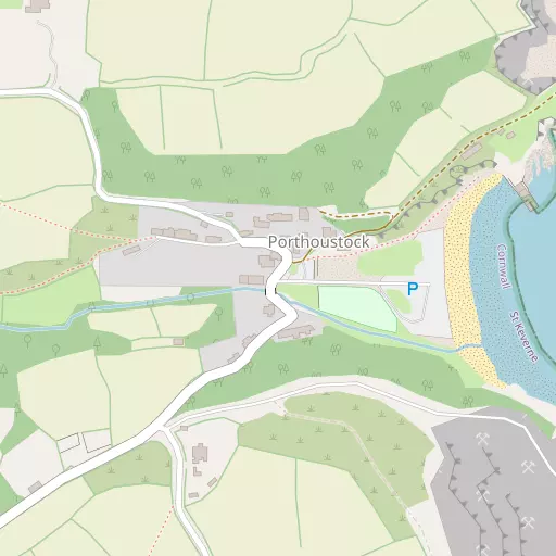 Map of Porthoustock