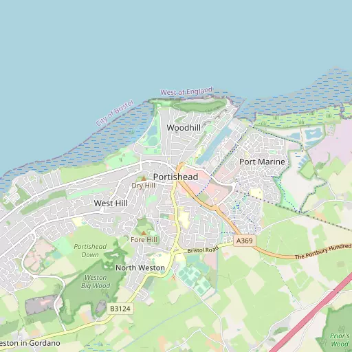Map of Portishead