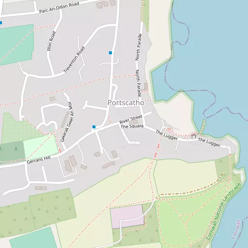 Map of Portscatho