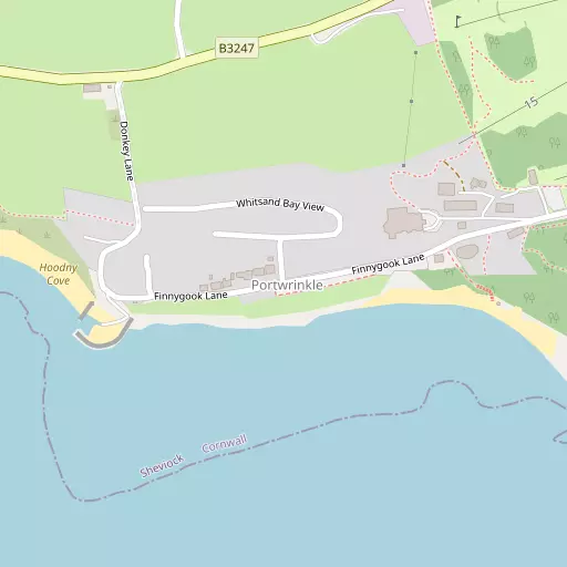 Map of Portwrinkle