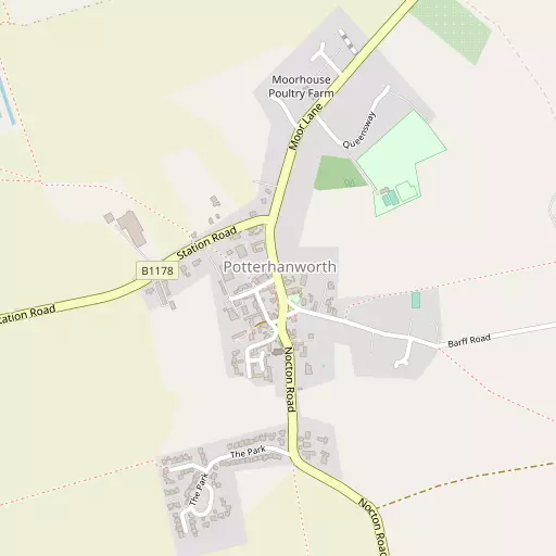 Map of Potterhanworth