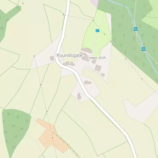Map of Poundsgate