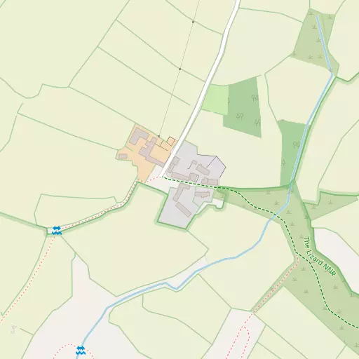 Map of Predannack Wollas