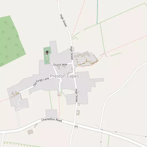 Map of Preston Capes