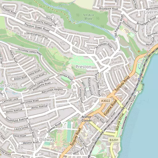 Map of Preston