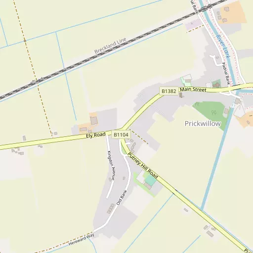 Map of Prickwillow