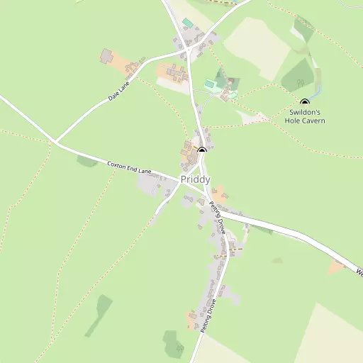 Map of Priddy