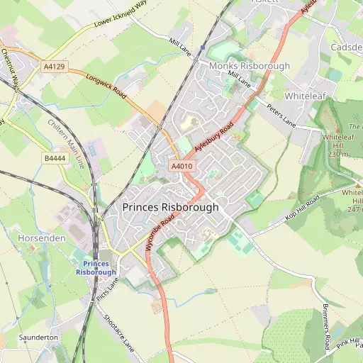 Map of Princes Risborough