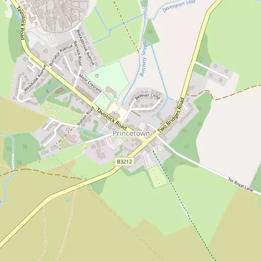 Map of Princetown