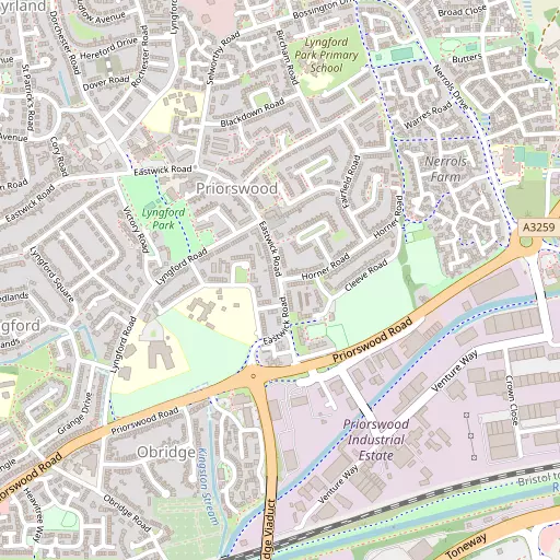 Map of Priorswood