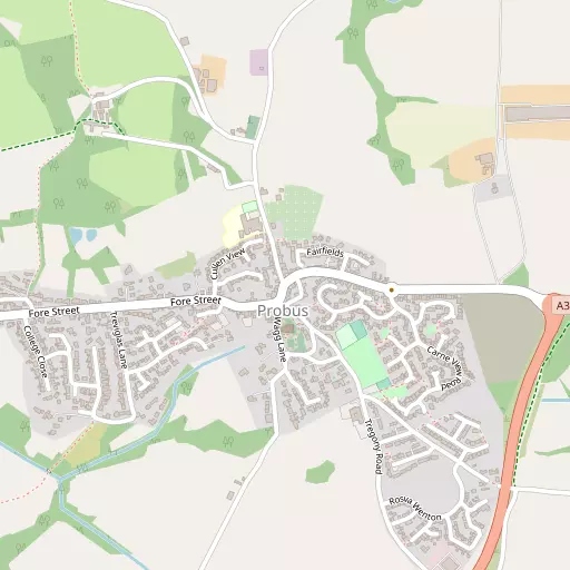 Map of Probus