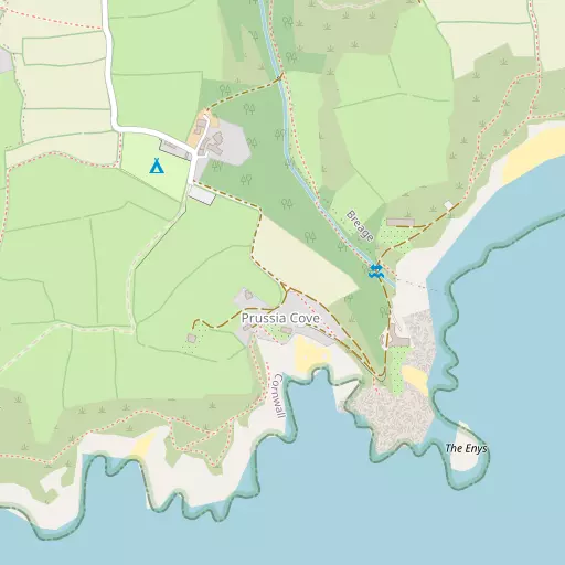 Map of Prussia Cove