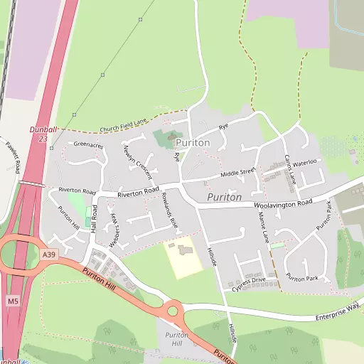 Map of Puriton
