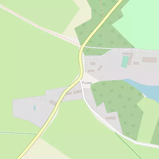 Map of Pusey
