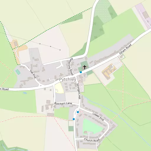 Map of Pytchley