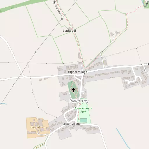 Map of Pyworthy