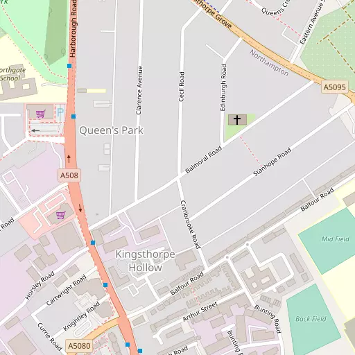 Map of Queens Park