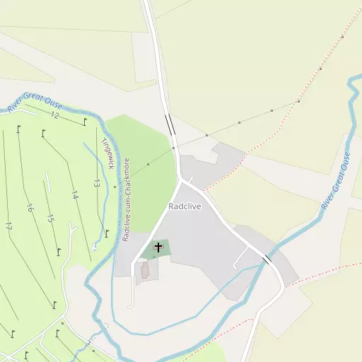 Map of Radclive