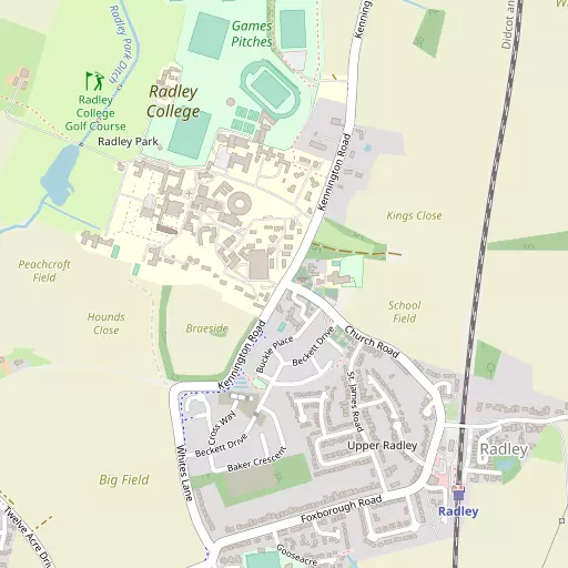 Map of Radley