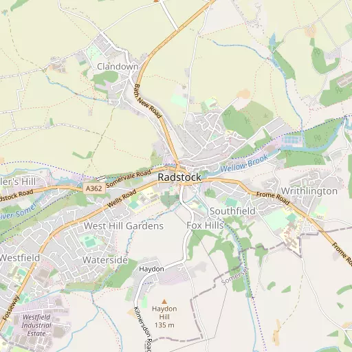 Map of Radstock
