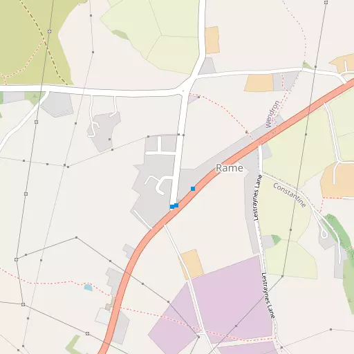 Map of Rame Cross