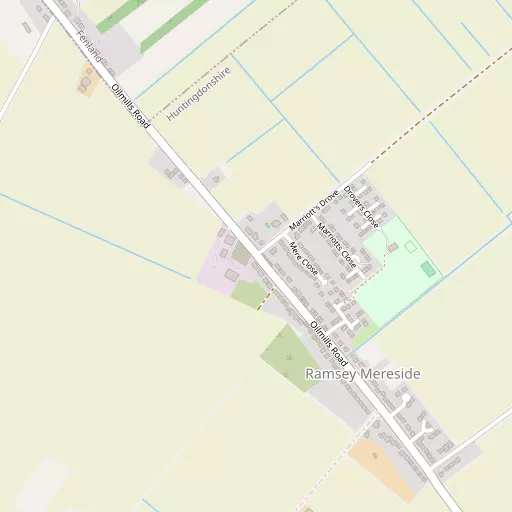 Map of Ramsey Mereside