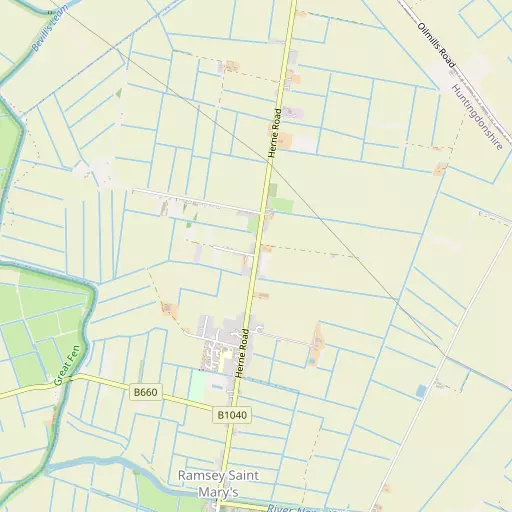 Map of Ramsey St Mary's