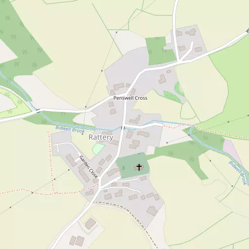 Map of Rattery