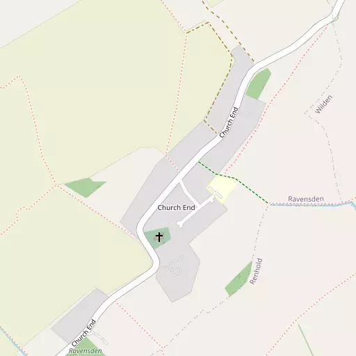 Map of Ravensden