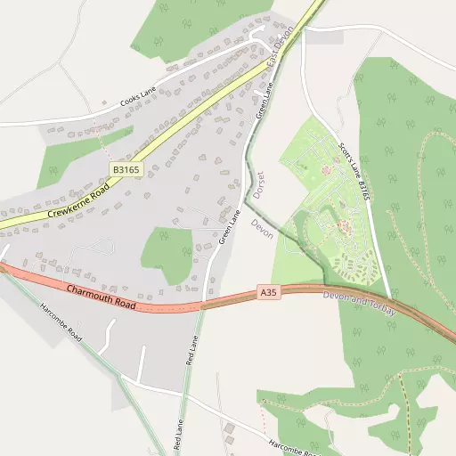 Map of Raymond's Hill