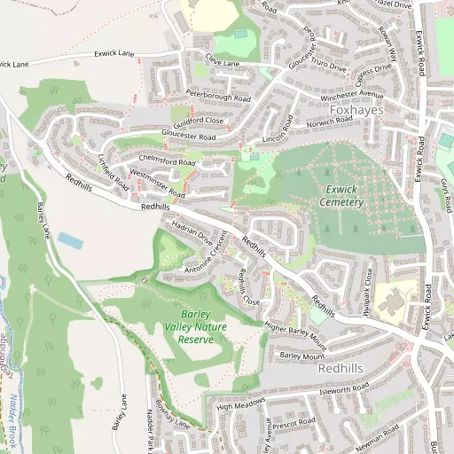 Map of Redhills