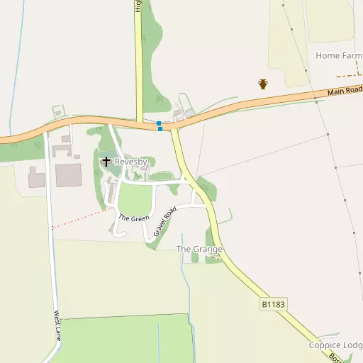Map of Revesby