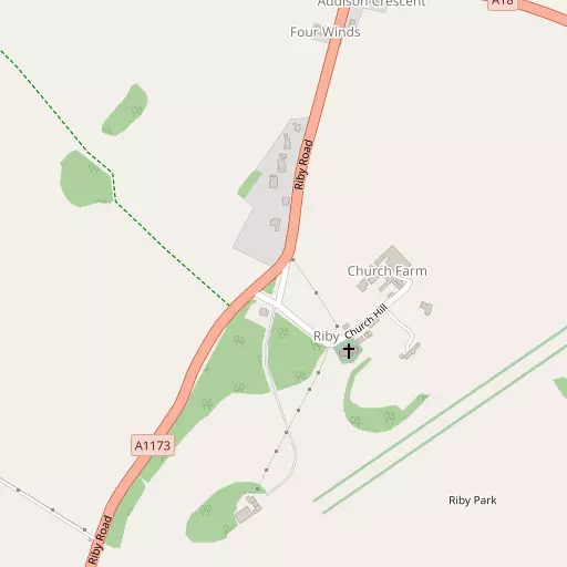 Map of Riby