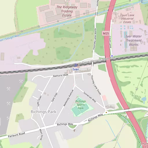 Map of Richings Park