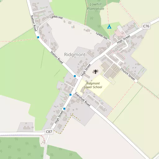 Map of Ridgmont