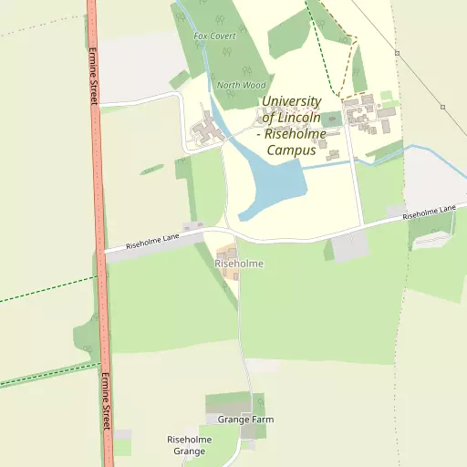 Map of Riseholme