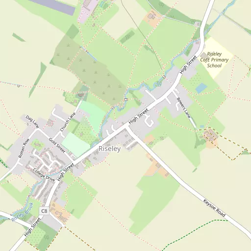 Map of Riseley