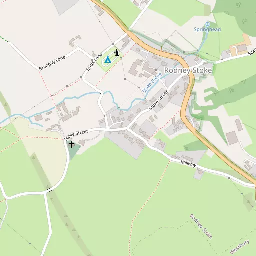 Map of Rodney Stoke