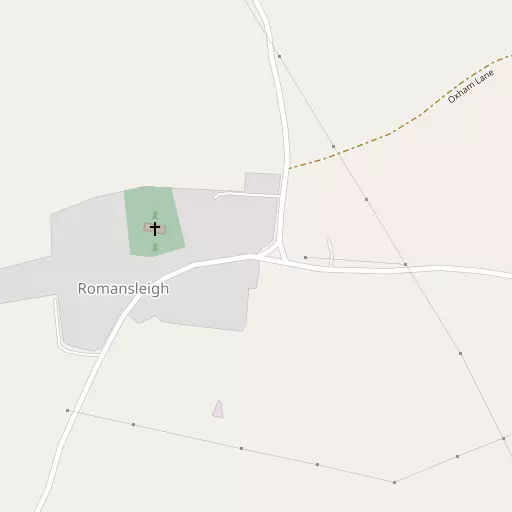 Map of Romansleigh