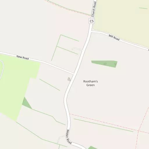 Map of Rootham's Green